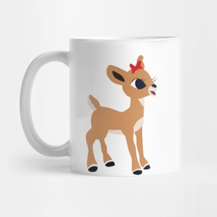 Classic Christmas Clarice the Reindeer © GraphicLoveShop Mug